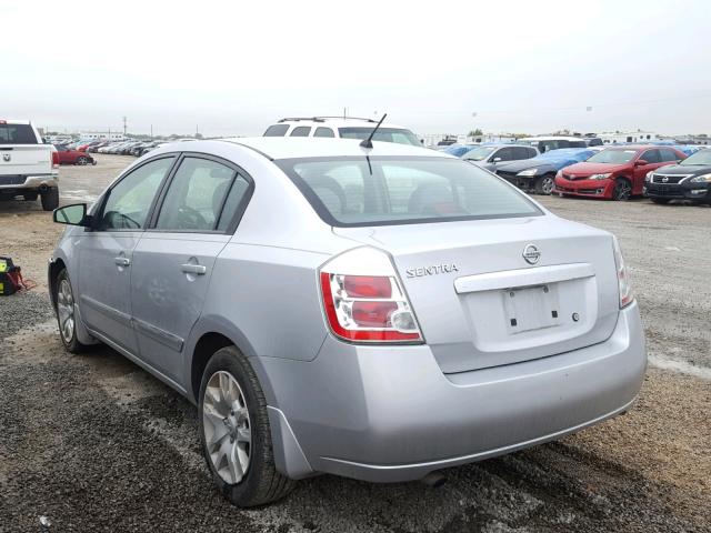 3N1AB6AP7AL631090 - 2010 NISSAN SENTRA 2.0 SILVER photo 3