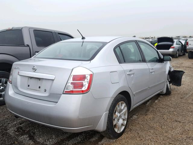 3N1AB6AP7AL631090 - 2010 NISSAN SENTRA 2.0 SILVER photo 4