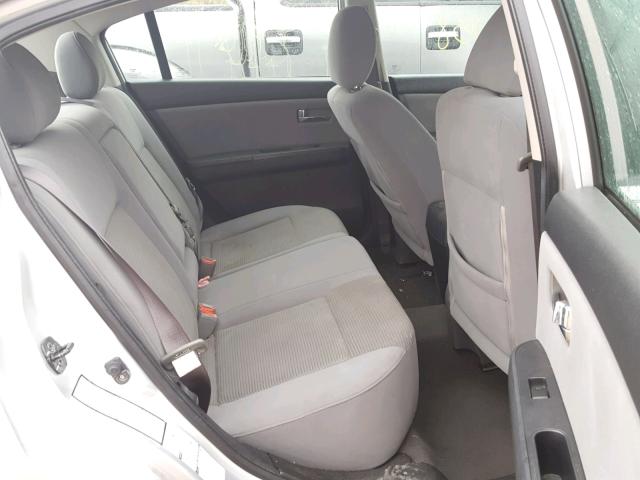 3N1AB6AP7AL631090 - 2010 NISSAN SENTRA 2.0 SILVER photo 6