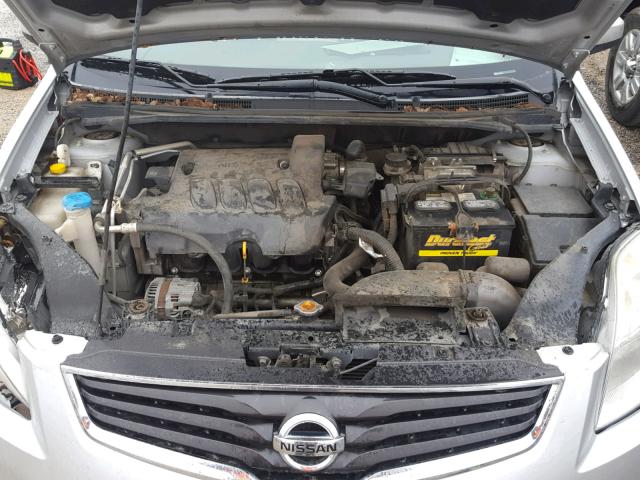 3N1AB6AP7AL631090 - 2010 NISSAN SENTRA 2.0 SILVER photo 7