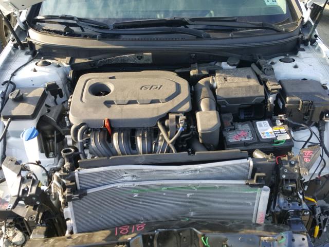 5NPE24AF2JH652763 - 2018 HYUNDAI SONATA SE WHITE photo 7