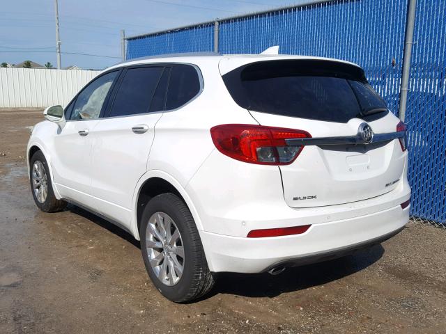 LRBFX1SAXJD081566 - 2018 BUICK ENVISION E WHITE photo 3