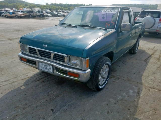 1N6SD16S2VC422253 - 1997 NISSAN TRUCK KING GREEN photo 2