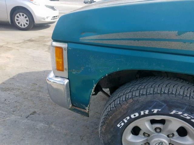 1N6SD16S2VC422253 - 1997 NISSAN TRUCK KING GREEN photo 9