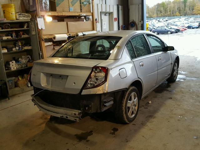 1G8AJ55F26Z163243 - 2006 SATURN ION LEVEL SILVER photo 4