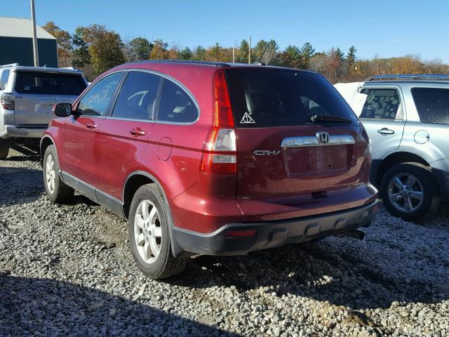 5J6RE48739L027376 - 2009 HONDA CR-V EXL RED photo 3