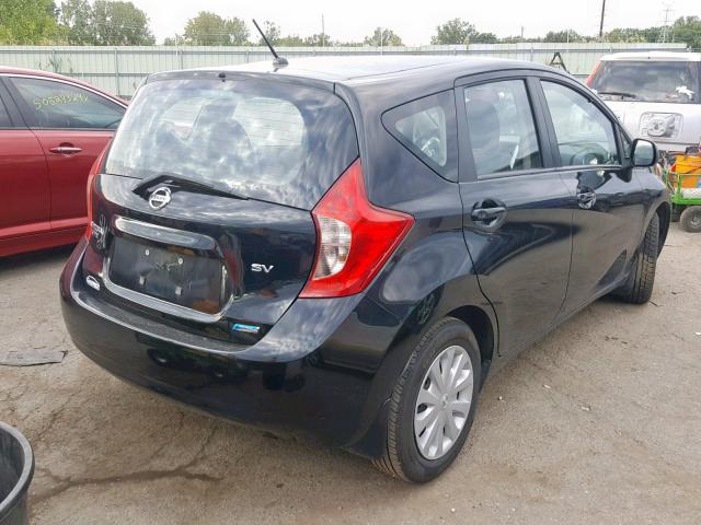 3N1CE2CP2EL403803 - 2014 NISSAN VERSA NOTE BLACK photo 4