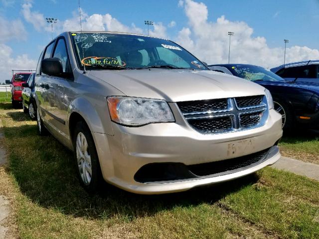 2C4RDGBG6DR800103 - 2013 DODGE GRAND CARA GOLD photo 1