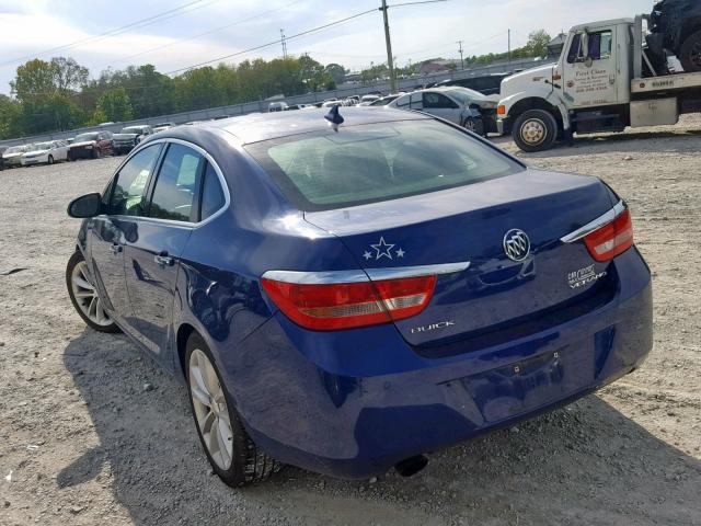 1G4PR5SK4D4124931 - 2013 BUICK VERANO CON BLUE photo 3