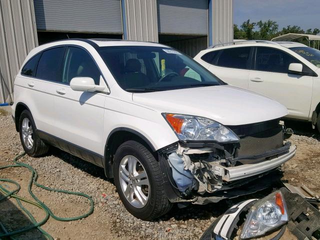 5J6RE3H75AL050382 - 2010 HONDA CR-V EXL WHITE photo 1