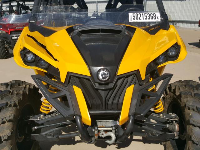 3JBPMCP1XEJ000213 - 2014 CAN-AM MAVERICK M YELLOW photo 9