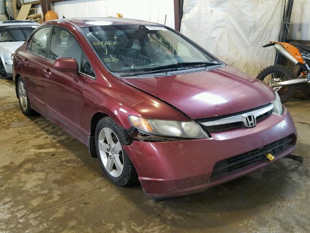 2HGFA16988H013817 - 2008 HONDA CIVIC EXL BURGUNDY photo 1