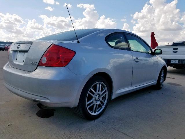 JTKDE177760103719 - 2006 TOYOTA SCION TC ვერცხლისფერი ფოტო 4