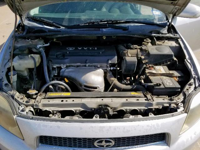 JTKDE177760103719 - 2006 TOYOTA SCION TC ვერცხლისფერი ფოტო 7