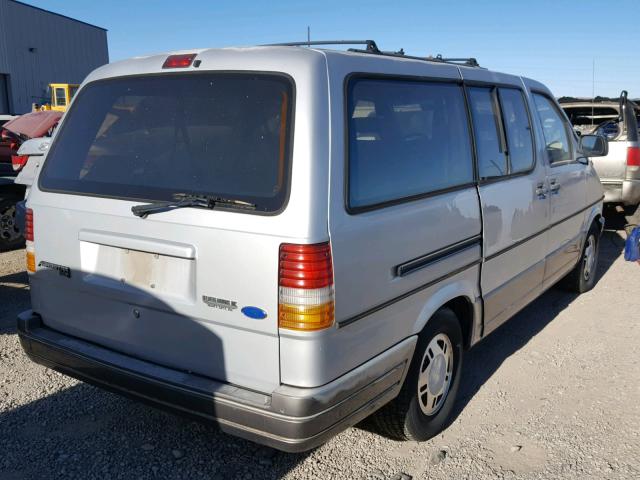 1FMDA31X6RZB00443 - 1994 FORD AEROSTAR GRAY photo 4