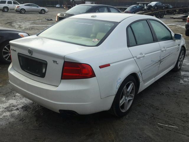 19UUA66284A067019 - 2004 ACURA TL WHITE photo 4