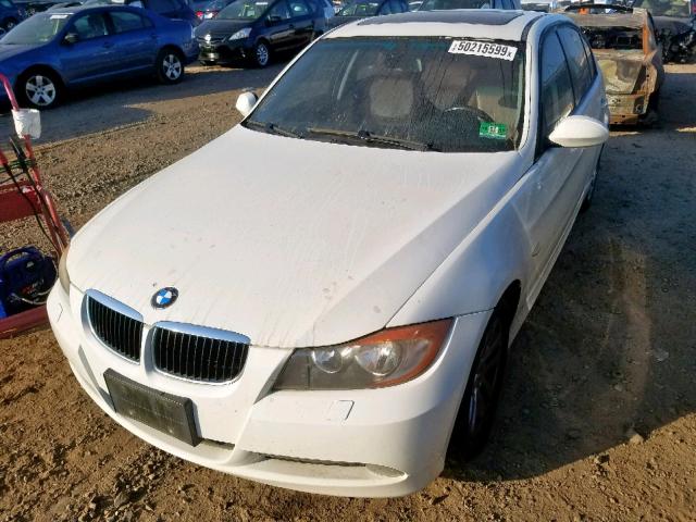 WBAVD13556KV11446 - 2006 BMW 325 XI WHITE photo 2