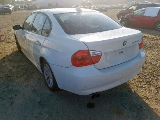 WBAVD13556KV11446 - 2006 BMW 325 XI WHITE photo 3