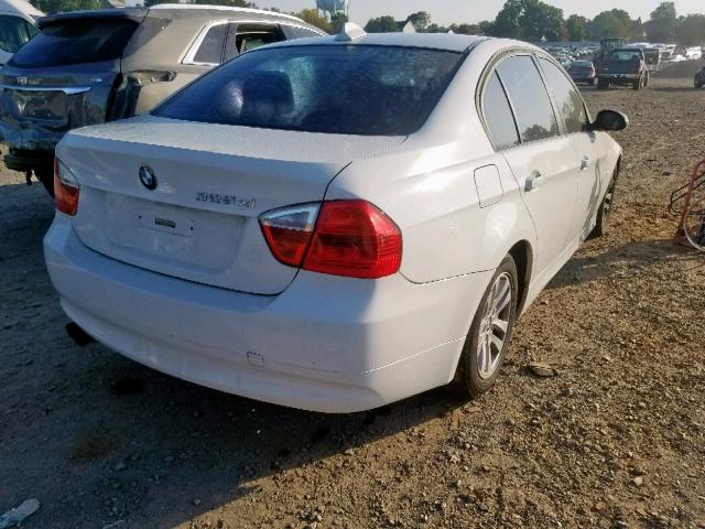 WBAVD13556KV11446 - 2006 BMW 325 XI WHITE photo 4