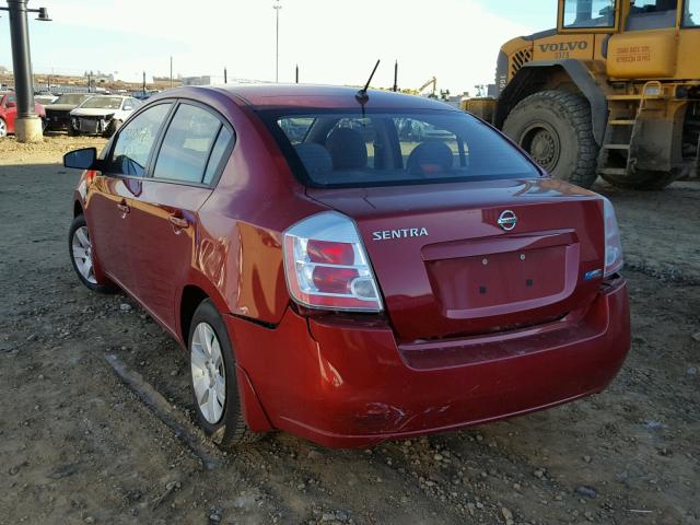 3N1AB61E69L634556 - 2009 NISSAN SENTRA 2.0 RED photo 3