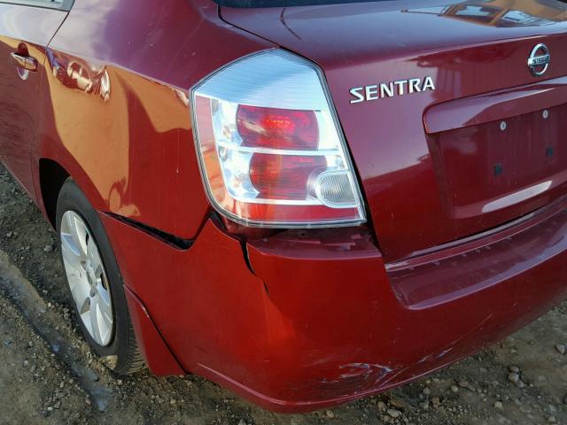 3N1AB61E69L634556 - 2009 NISSAN SENTRA 2.0 RED photo 9