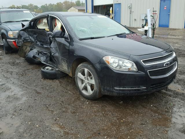 1G1ZC5E02CF169810 - 2012 CHEVROLET MALIBU 1LT BLACK photo 1