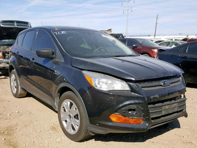 1FMCU0F70DUC34185 - 2013 FORD ESCAPE S BLACK photo 1