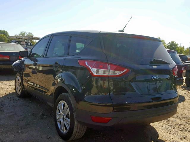 1FMCU0F70DUC34185 - 2013 FORD ESCAPE S BLACK photo 3