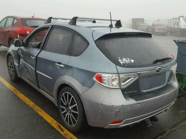 JF1GH63679H811311 - 2009 SUBARU IMPREZA OU GRAY photo 3