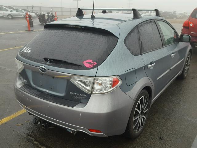 JF1GH63679H811311 - 2009 SUBARU IMPREZA OU GRAY photo 4