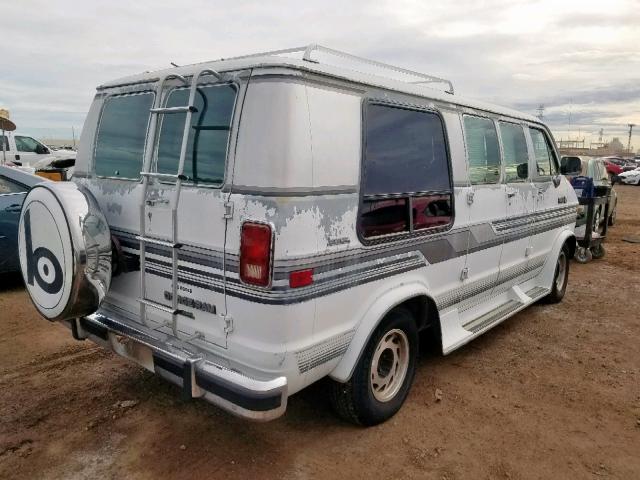 2B6HB21Y6KK404407 - 1989 DODGE RAM VAN B2 WHITE photo 4