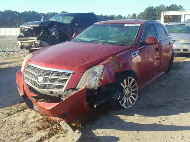 1G6DE5EY4B0104916 - 2011 CADILLAC CTS LUXURY MAROON photo 2