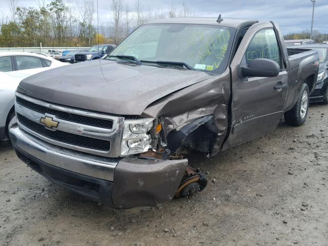 2GCEK190581115637 - 2008 CHEVROLET SILVERADO BROWN photo 2