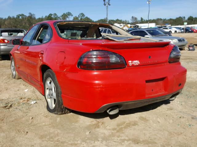 1G2WP5215WF332888 - 1998 PONTIAC GRAND PRIX RED photo 3