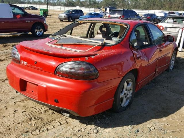 1G2WP5215WF332888 - 1998 PONTIAC GRAND PRIX RED photo 4