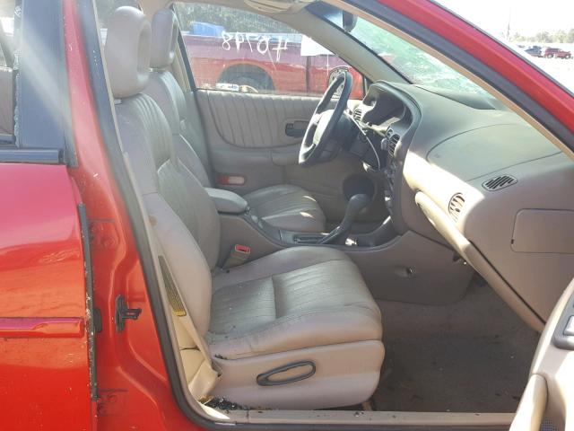 1G2WP5215WF332888 - 1998 PONTIAC GRAND PRIX RED photo 5