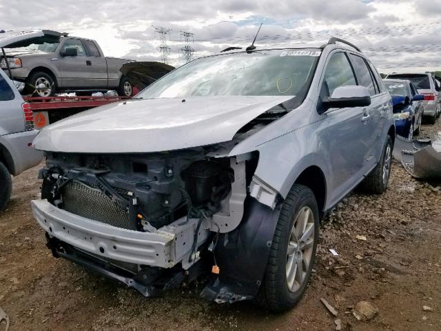 2FMDK3KC2BBB59877 - 2011 FORD EDGE LIMIT SILVER photo 2