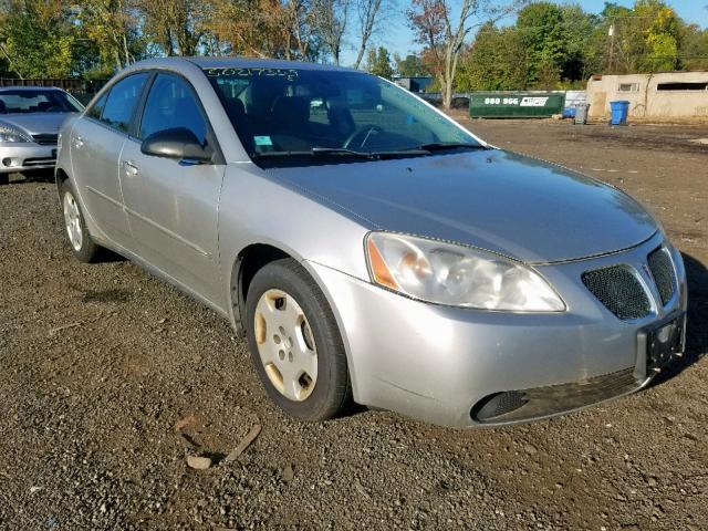 1G2ZF58B074176983 - 2007 PONTIAC G6 VALUE L SILVER photo 1