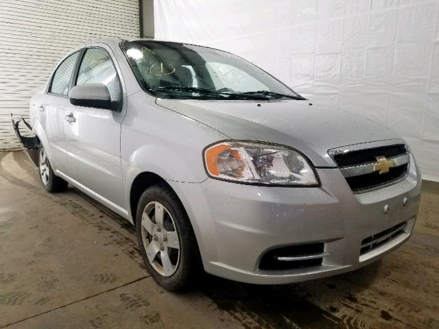 KL1TD5DE3BB123777 - 2011 CHEVROLET AVEO LS SILVER photo 1