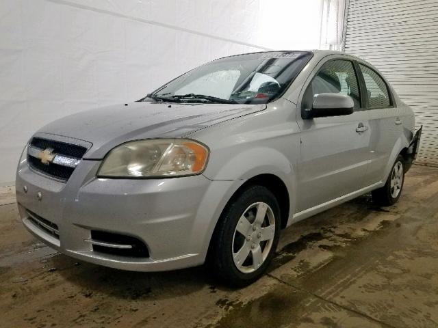 KL1TD5DE3BB123777 - 2011 CHEVROLET AVEO LS SILVER photo 2