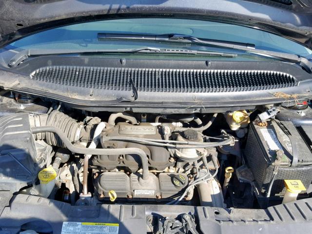 2A8GP54L07R223630 - 2007 CHRYSLER TOWN & COU BLUE photo 7