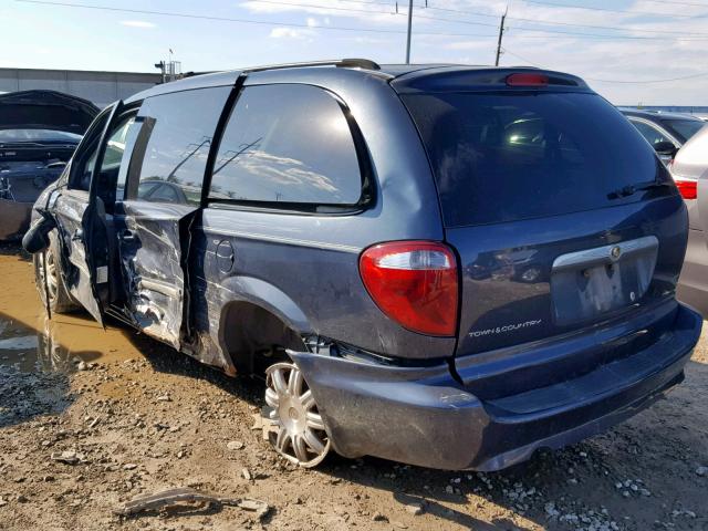 2A8GP54L07R223630 - 2007 CHRYSLER TOWN & COU BLUE photo 9