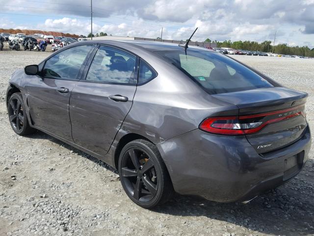 1C3CDFBBXFD276288 - 2015 DODGE DART SXT GRAY photo 3