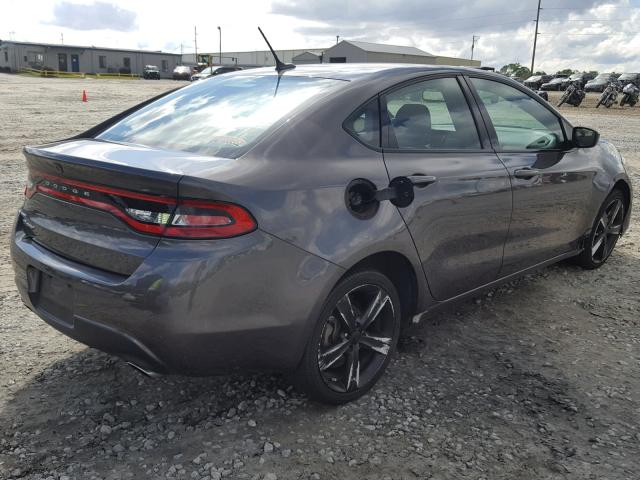 1C3CDFBBXFD276288 - 2015 DODGE DART SXT GRAY photo 4