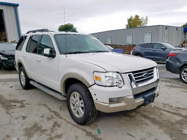 1FMEU74E69UA28265 - 2009 FORD EXPLORER E WHITE photo 1