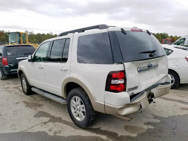 1FMEU74E69UA28265 - 2009 FORD EXPLORER E WHITE photo 3