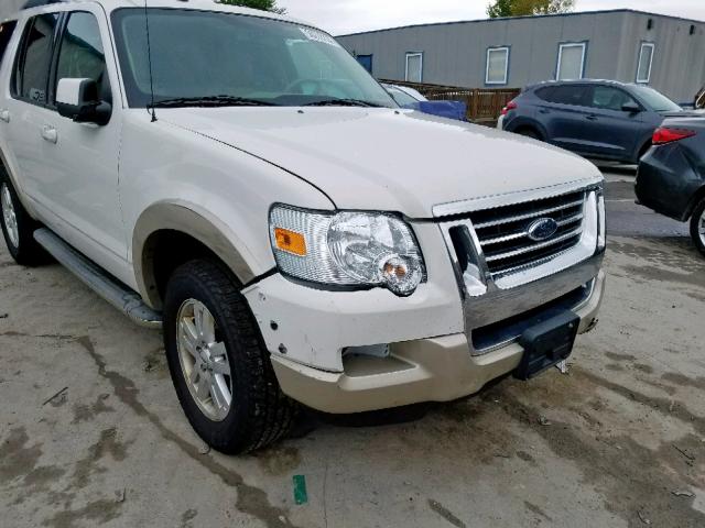 1FMEU74E69UA28265 - 2009 FORD EXPLORER E WHITE photo 9