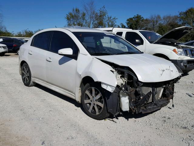 3N1AB6AP4CL658170 - 2012 NISSAN SENTRA 2.0 WHITE photo 1