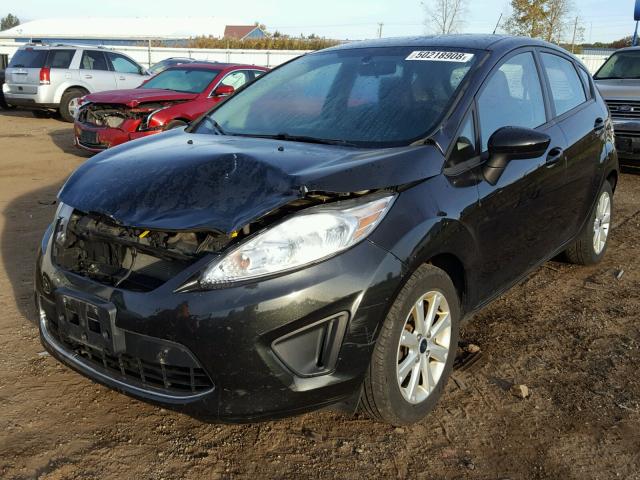 3FADP4EJ9BM171406 - 2011 FORD FIESTA SE BLACK photo 2