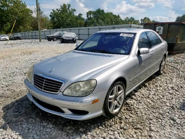 WDBNG74J53A363176 - 2003 MERCEDES-BENZ S 55 AMG SILVER photo 2